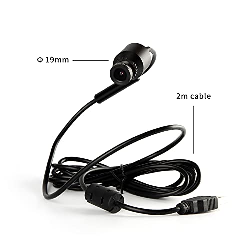 STINYTECH 19 mm Durchmesser HD 1080P Super Mini USB-Kamera UVC 2.0MP Webcam Windows-PC verwendet für Bankautomaten Heimsicherheit 3,6 mm Objektiv USB 2.0 Ladegerät Webkameras 